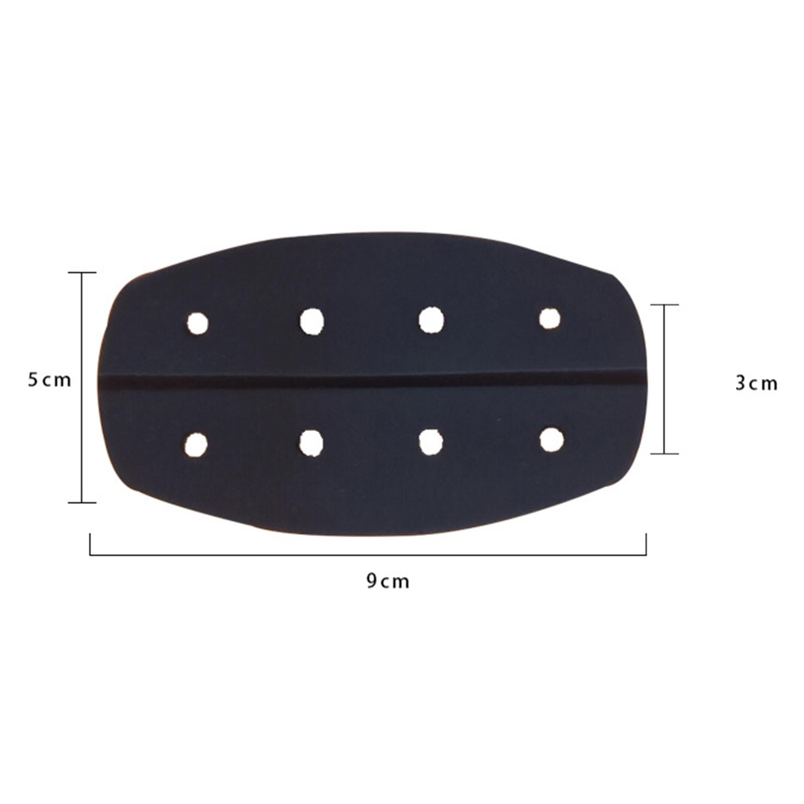 6x Silicone Bra Strap Cushions Holder Shoulder Pads Black Breathable