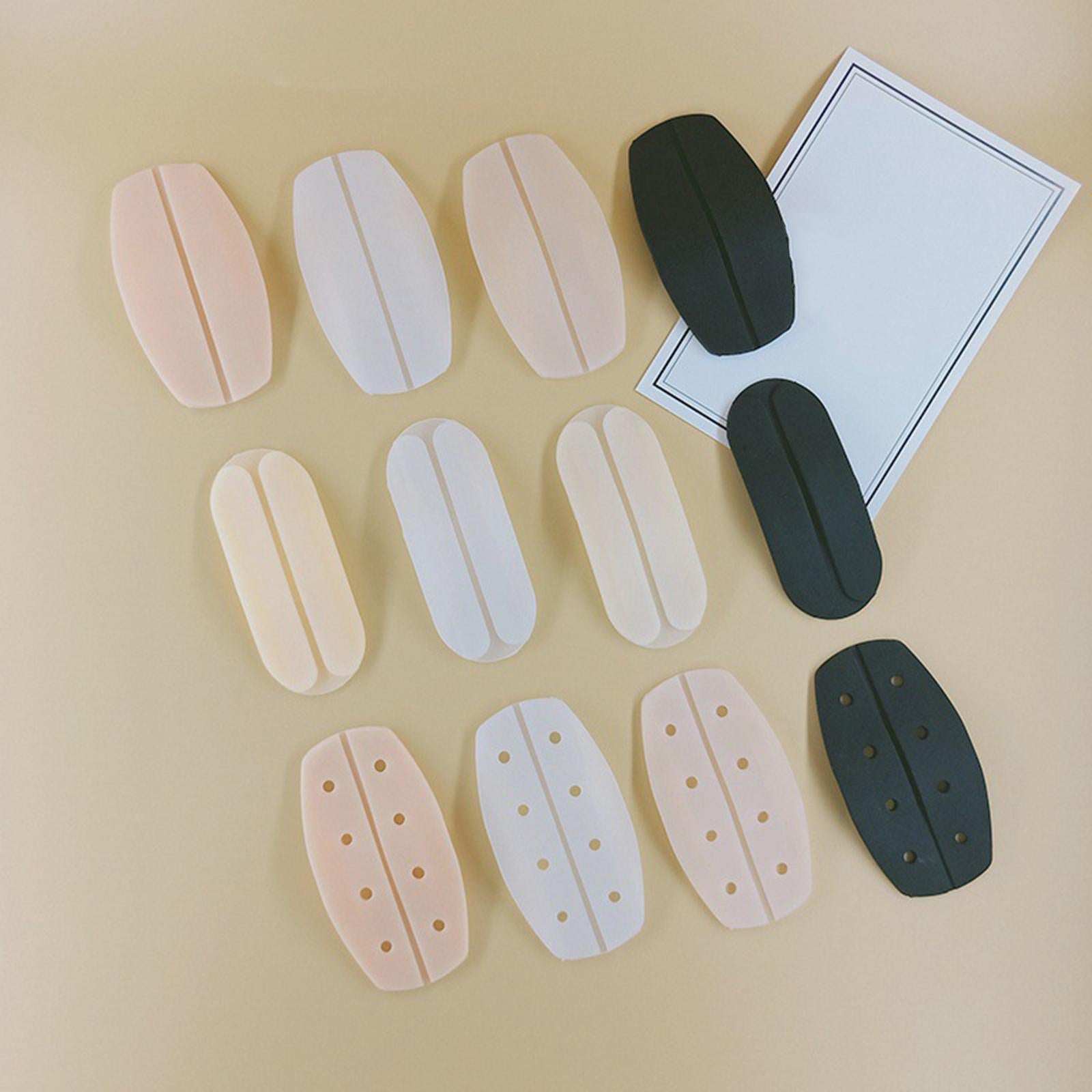 6x Silicone Bra Strap Cushions Holder Shoulder Pads Light Skin Breath