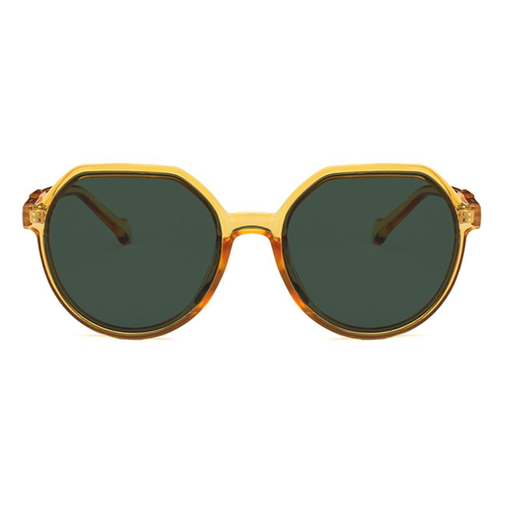 Trend Sunglasses Resin Lens Goggles Men Women Fishing Eyewear Orange Green