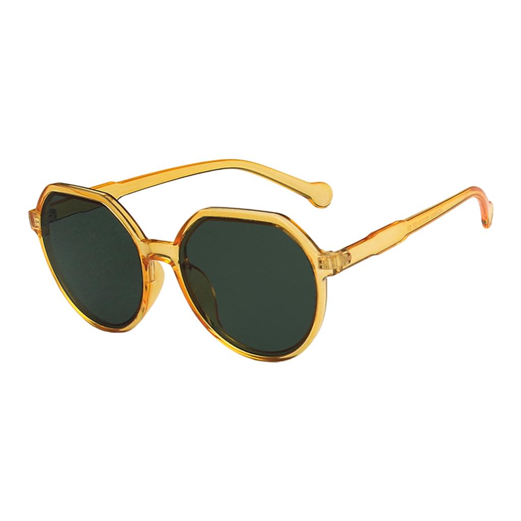 Trend Sunglasses Resin Lens Goggles Men Women Fishing Eyewear Orange Green