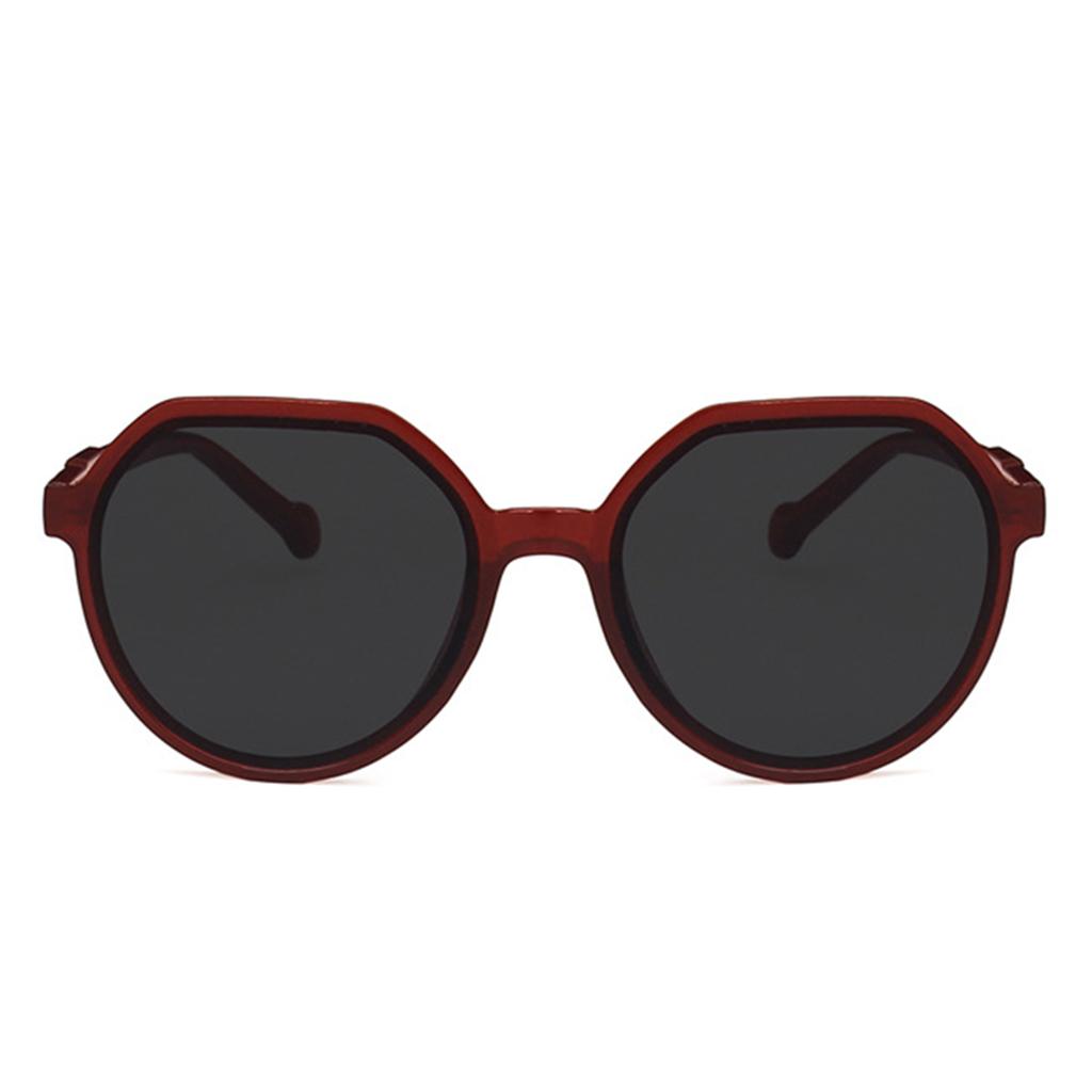 Trend Sunglasses Resin Lens Goggles Men Women Fishing Eyewear Red Gray