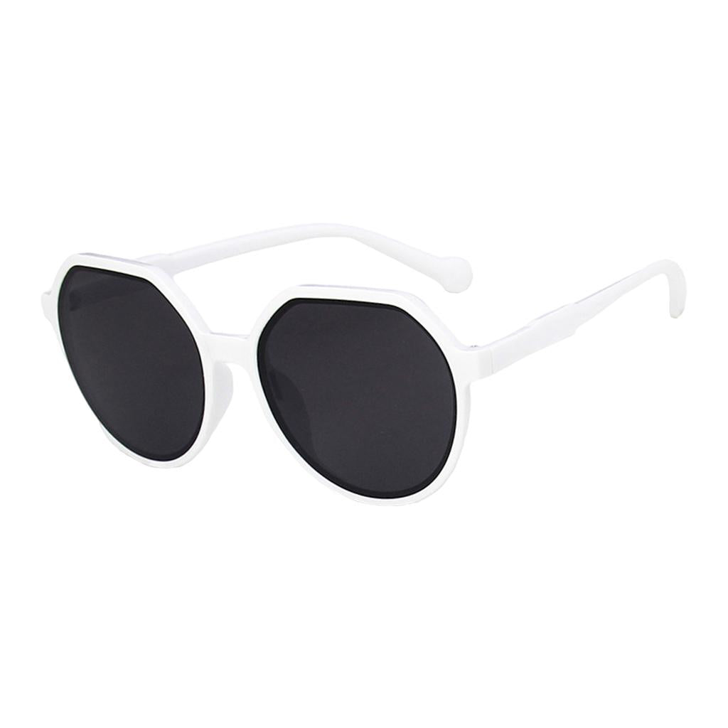 Trend Sunglasses Resin Lens Goggles Men Women Fishing Eyewear White Gray