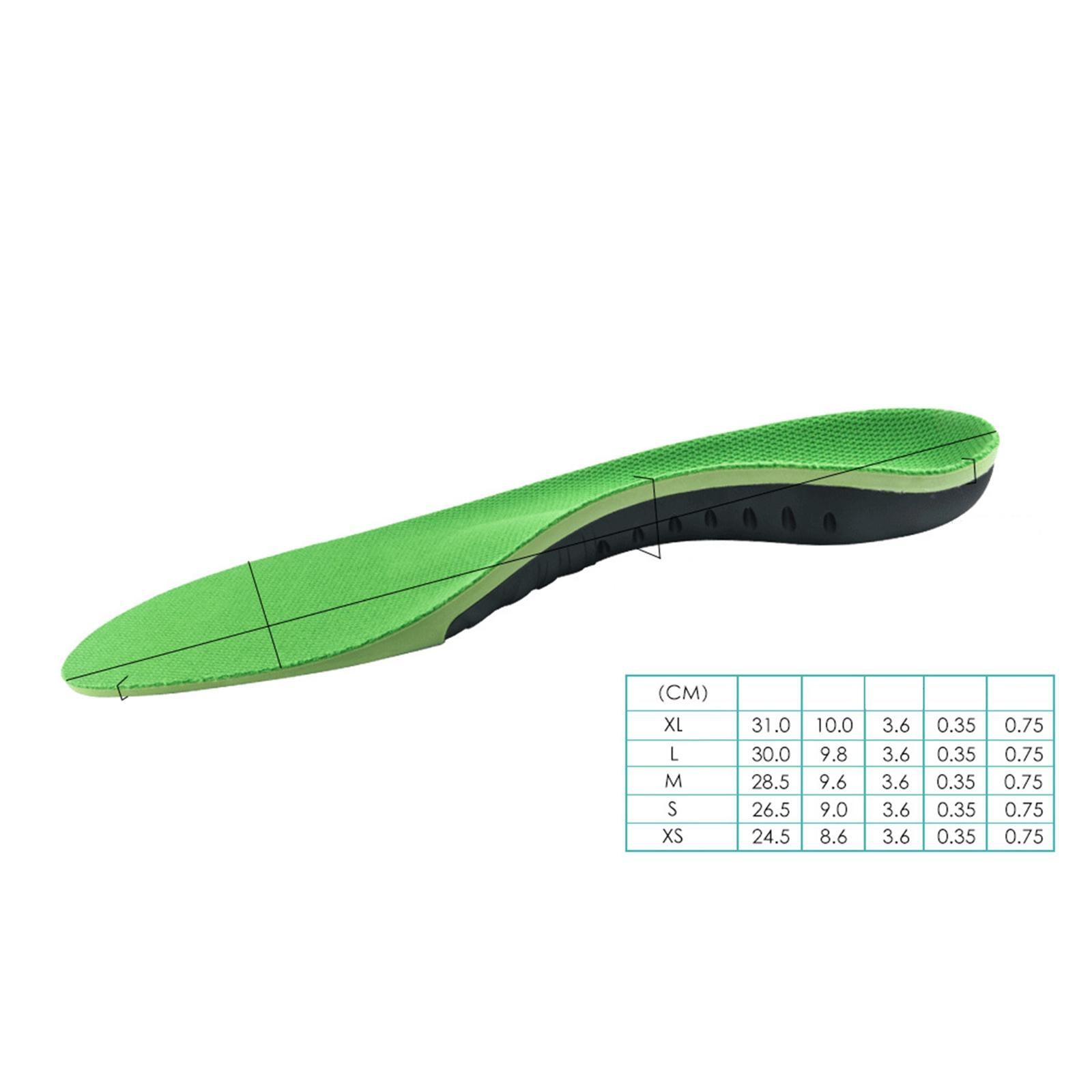 Arch Support Insoles Unisex Sport Flat Feet Shoe Inserts Cushion Sole Pad XL