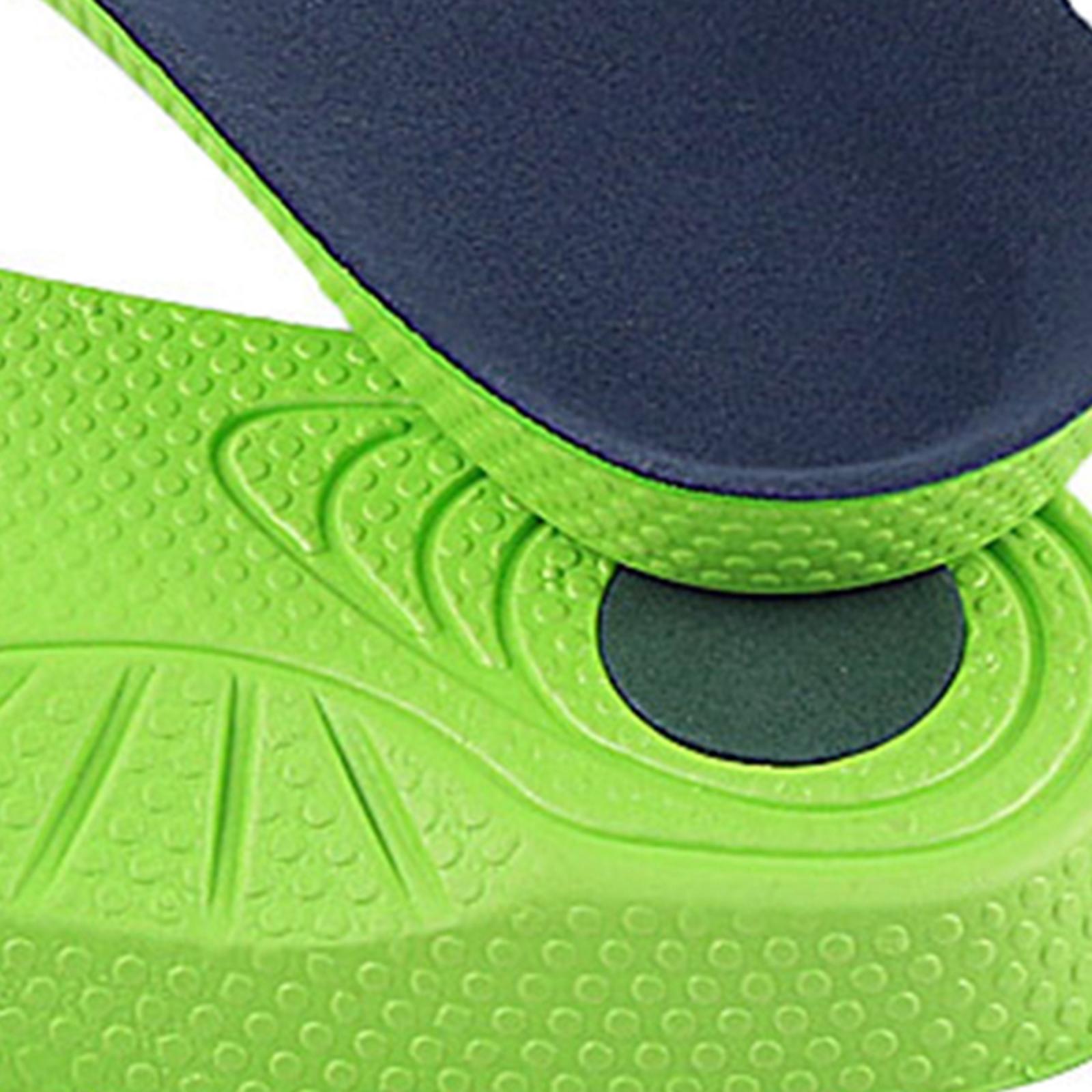 Orthotic Shoe Insoles Insert Arch Support Heel Plantar Fasciitis Pain Relief Green Blue XS