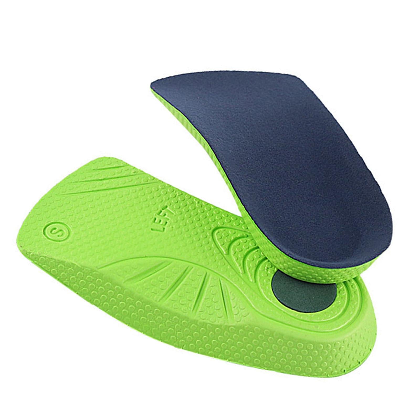 Orthotic Shoe Insoles Insert Arch Support Heel Plantar Fasciitis Pain Relief Green Blue M
