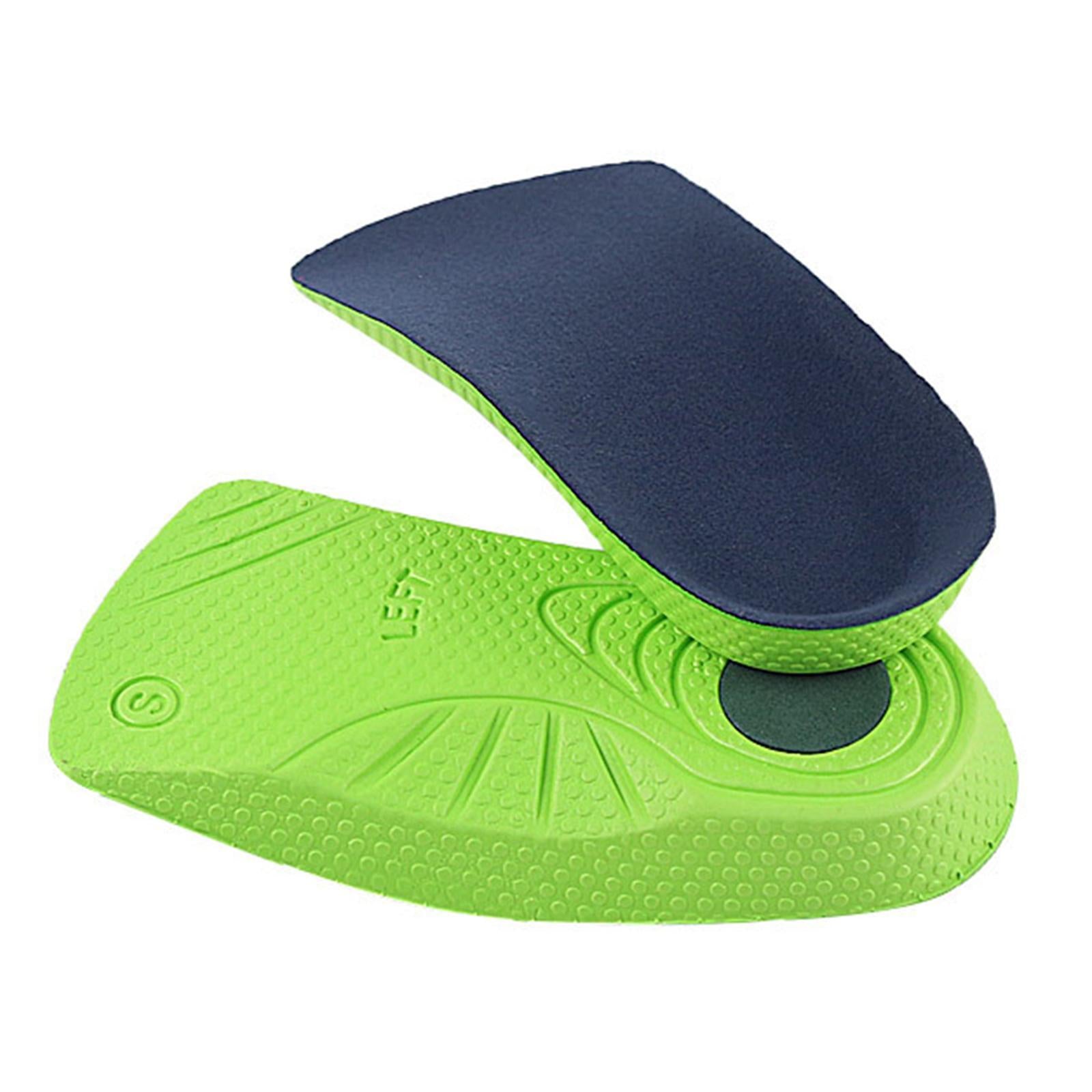 Orthotic Shoe Insoles Insert Arch Support Heel Plantar Fasciitis Pain Relief Green Blue M