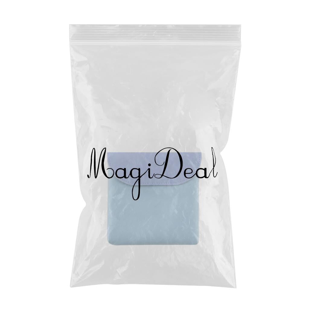 Women Portable Sanitary Towel Bag Waterproof Storage Cosmetic Cards Blue