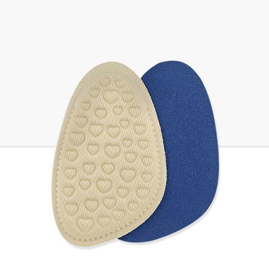5 Pairs Shoe Forefoot Insoles Anti Slip Cushion Relieve Foot Pain Skin Color