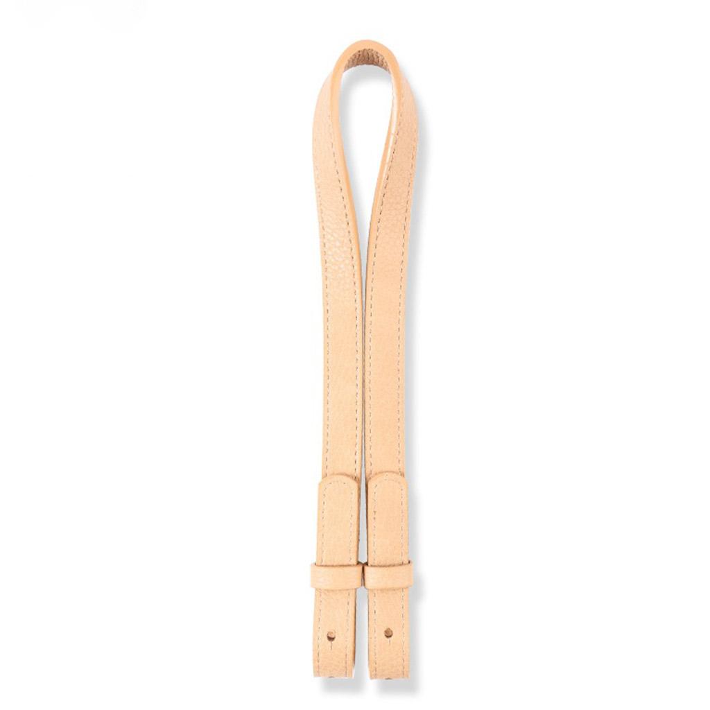 PU Leather Bag Strap Replacement 7'' Shoulder Handbag Handle Belt Beige