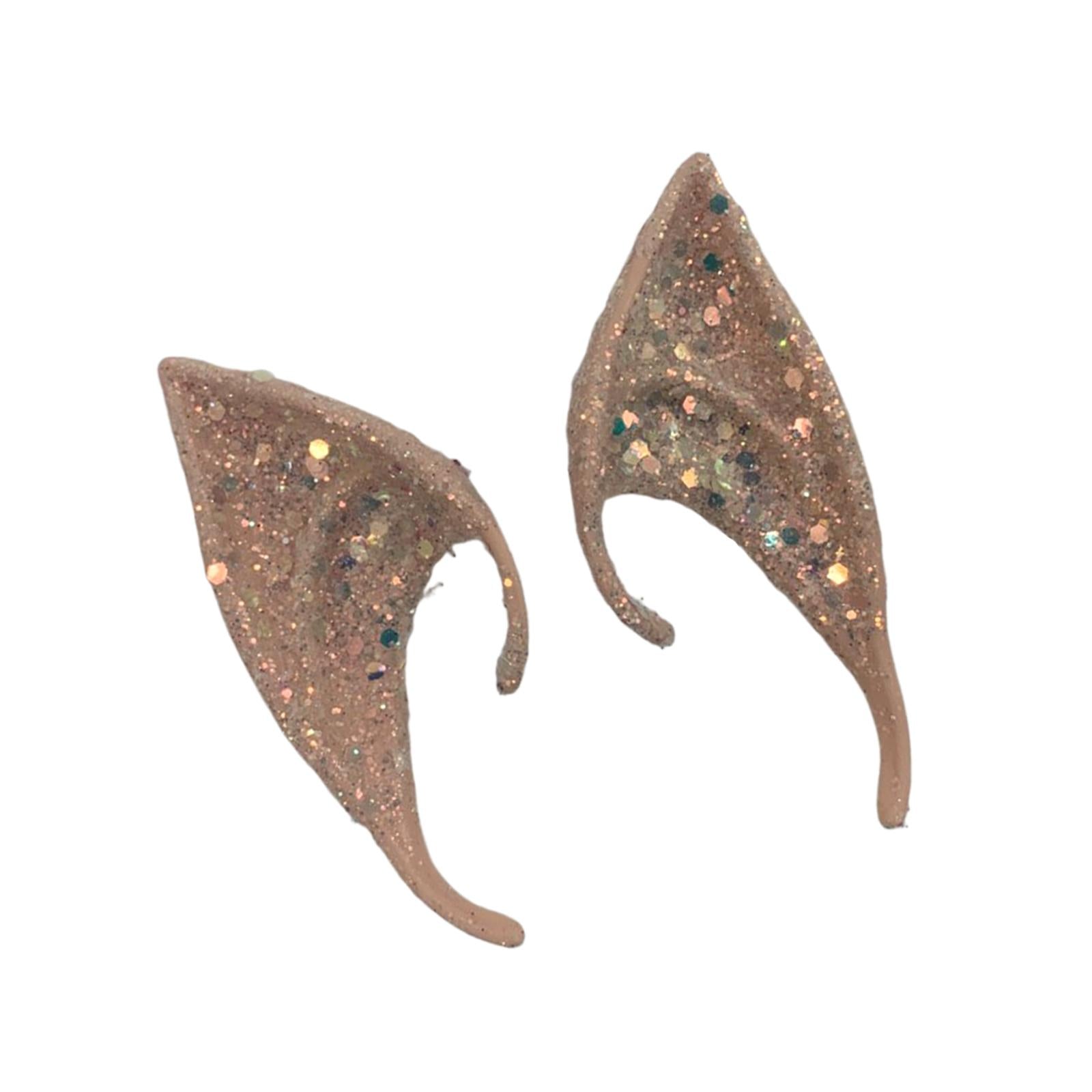 Cosplay Fairy Elf Ears Pixie Elven Vampire Halloween Props White 10cm
