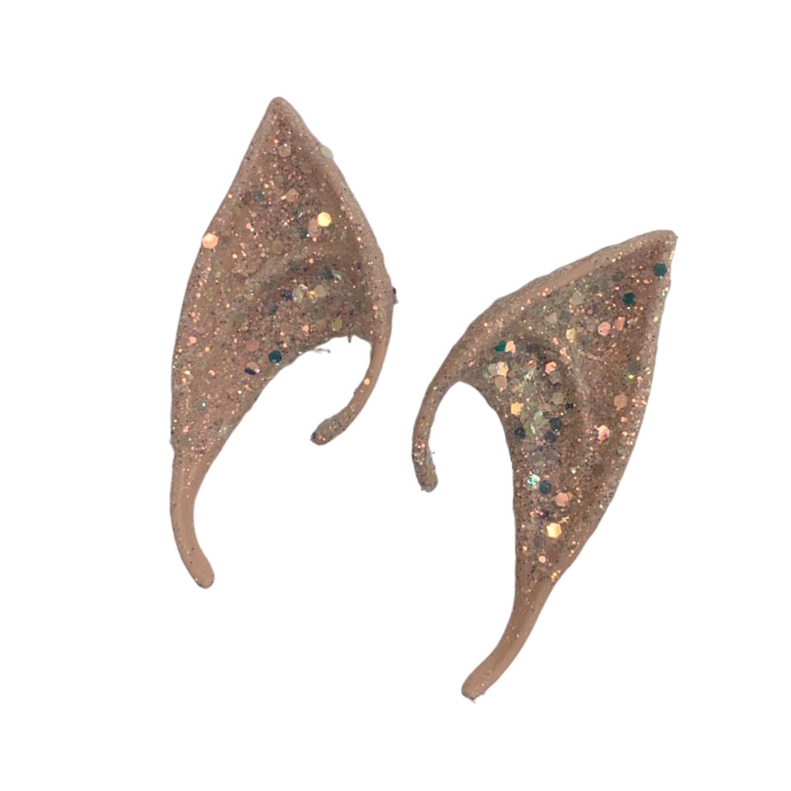 Cosplay Fairy Elf Ears Pixie Elven Vampire Halloween Props White 10cm