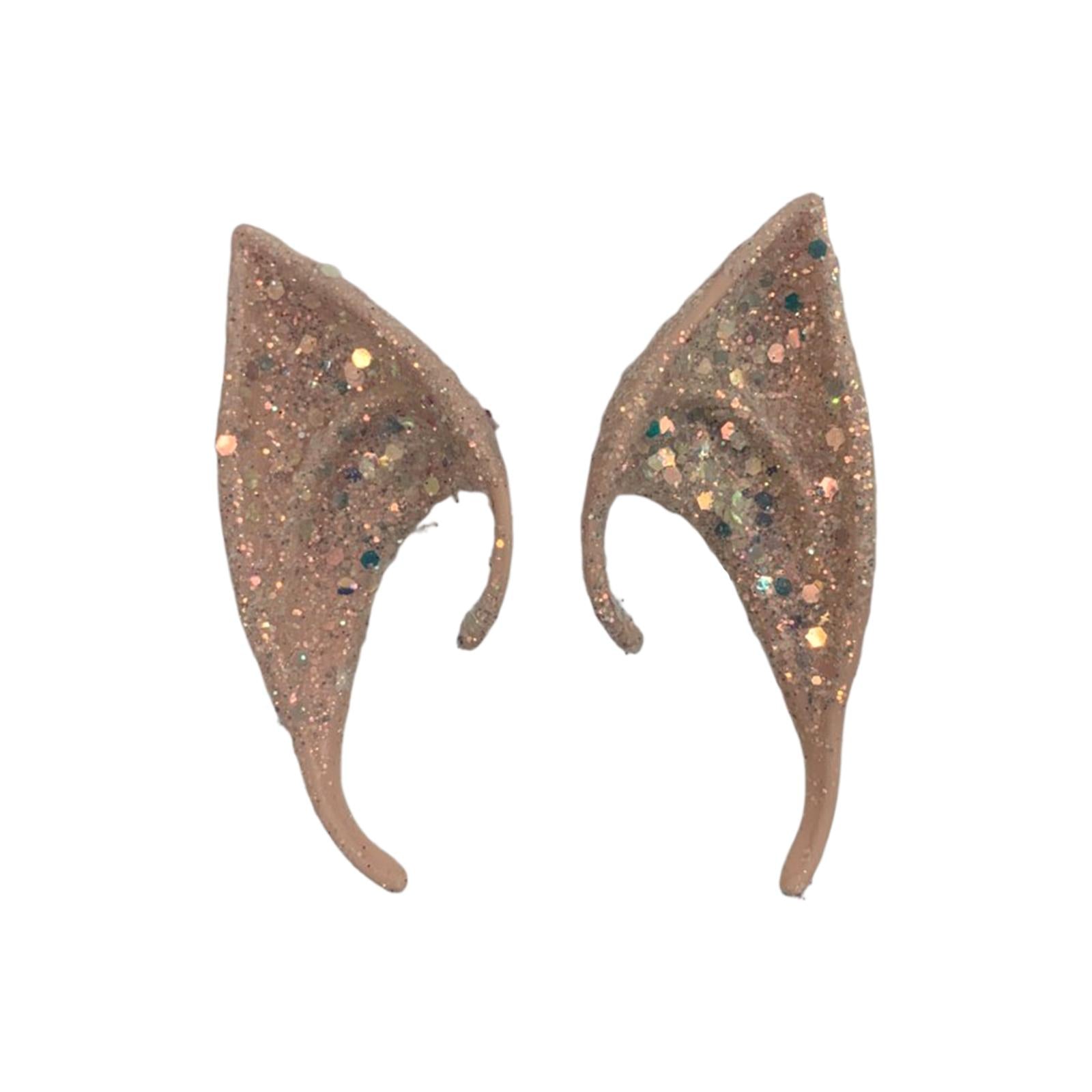 Cosplay Fairy Elf Ears Pixie Elven Vampire Halloween Props White 10cm