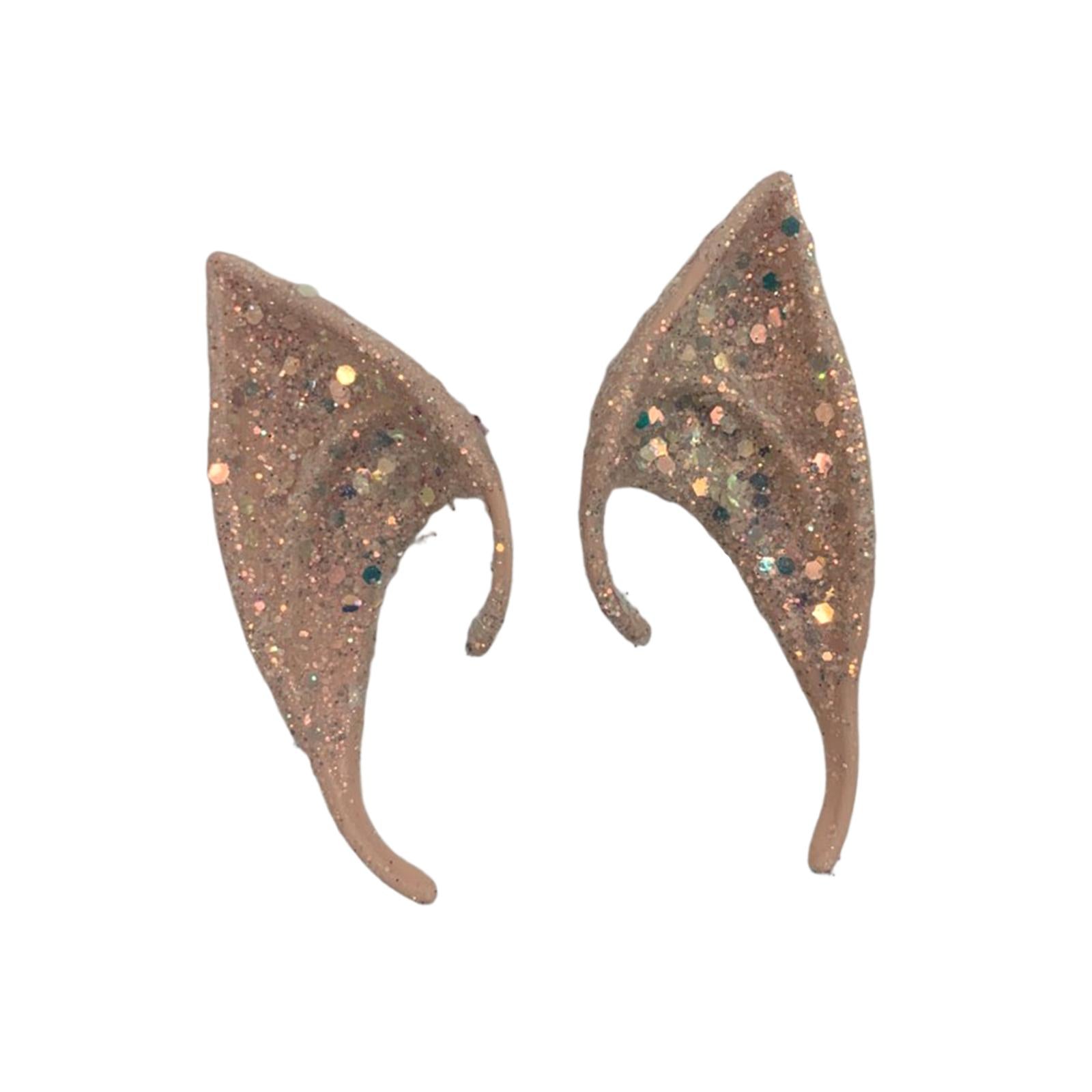 Cosplay Fairy Elf Ears Pixie Elven Vampire Halloween Props White 10cm