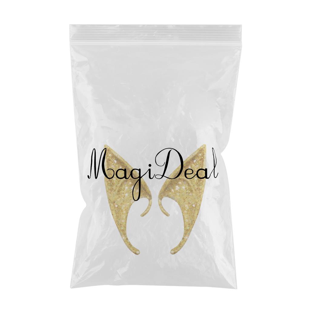 Cosplay Fairy Elf Ears Pixie Elven Vampire Halloween Props Golden 12cm