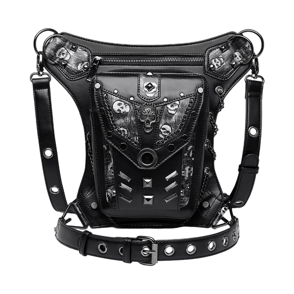 Steampunk Waist Bag Messenger Bags Satchel Leg Drop Bag Purse for Women Men
