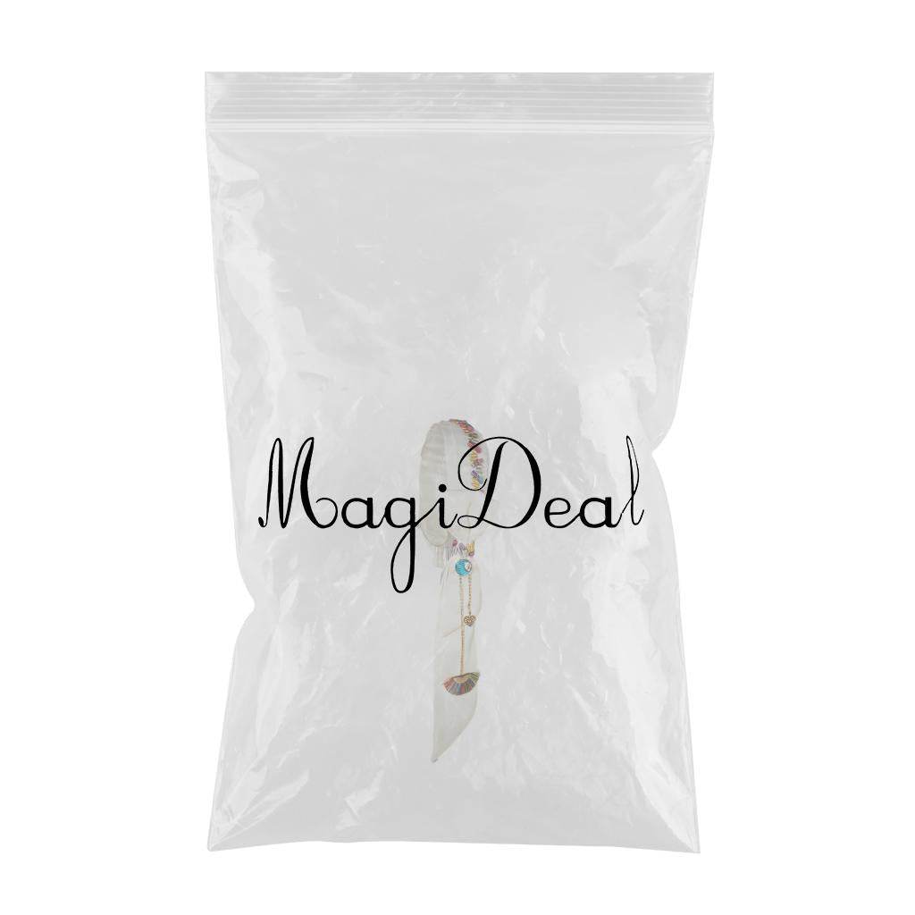 Wide Beaded Headband Women Fashion Hairband Headwear Hair Accessories White