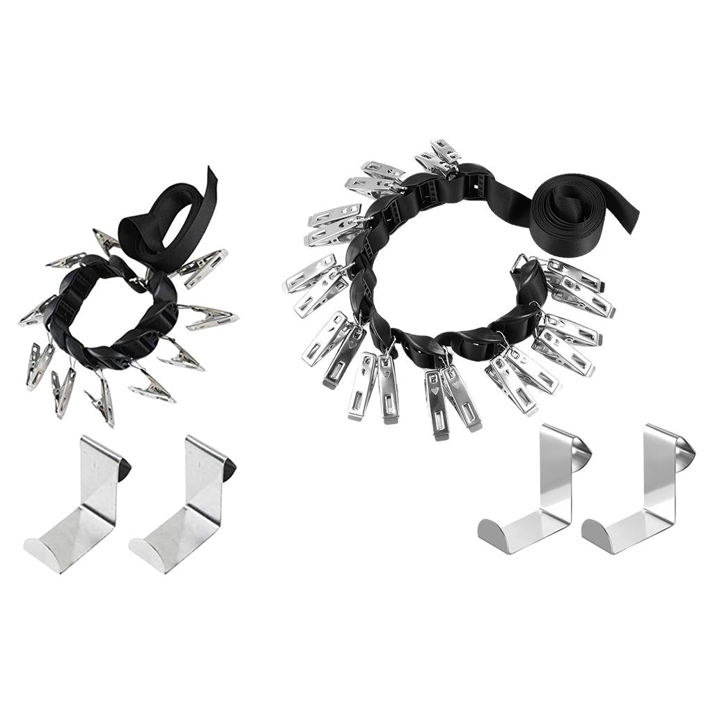 Hat Rack Closet Hanger Storage Organizer Door Baseball Hat Holder 10 Clips