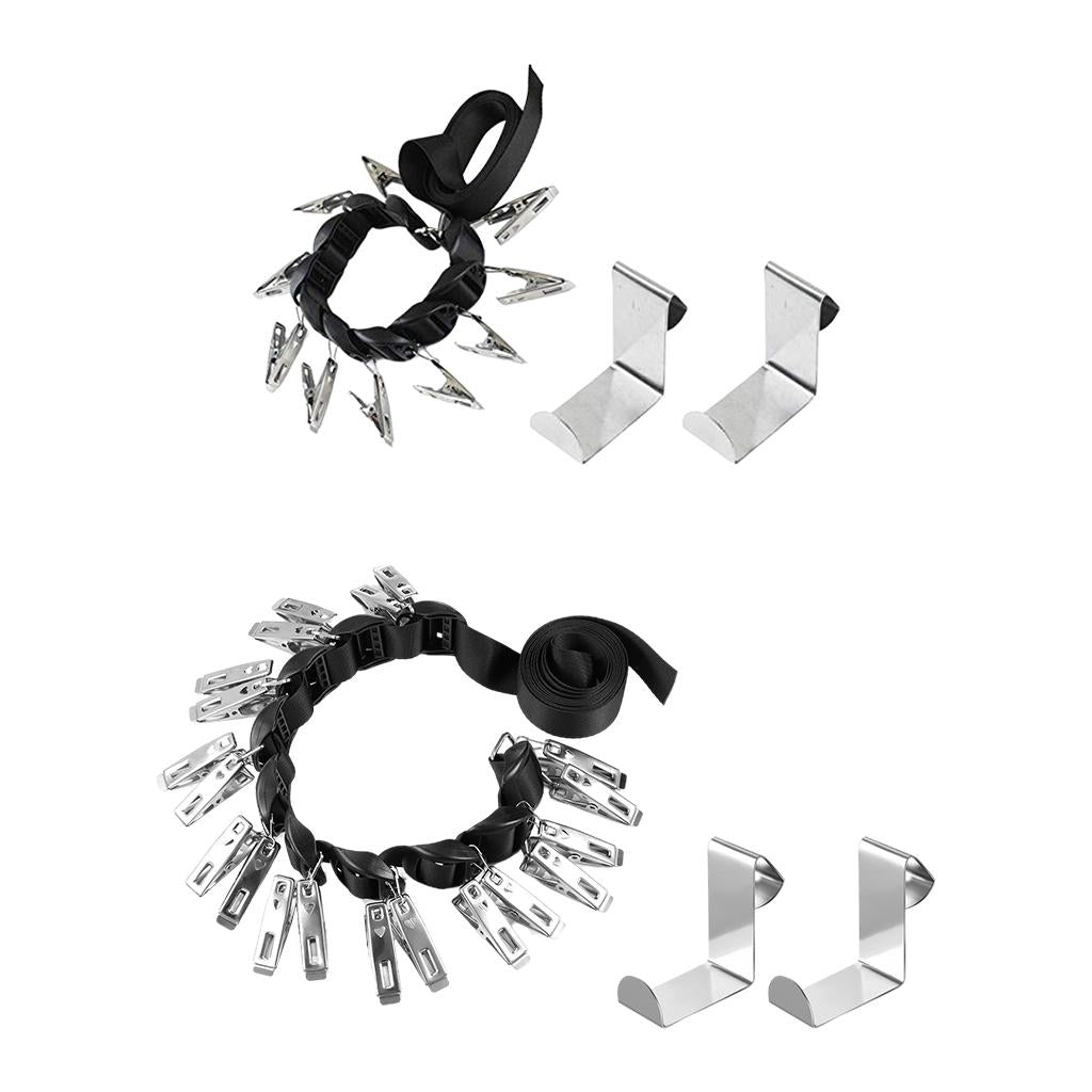 Hat Rack Closet Hanger Storage Organizer Door Baseball Hat Holder 10 Clips