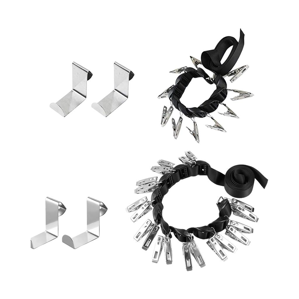 Hat Rack Closet Hanger Storage Organizer Door Baseball Hat Holder 10 Clips