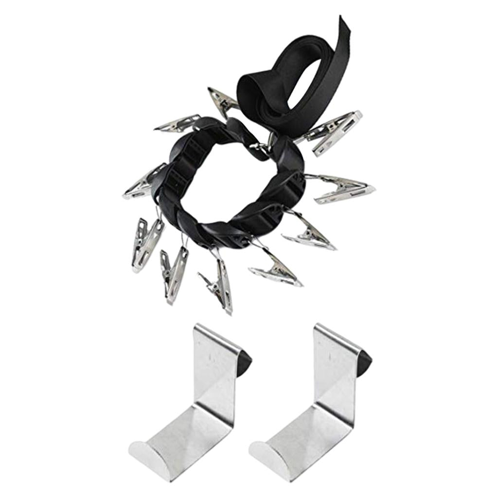 Hat Rack Closet Hanger Storage Organizer Door Baseball Hat Holder 10 Clips