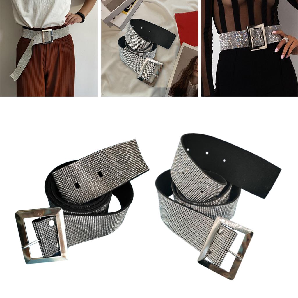 Rhinestone Beading Waist Chain Belt Jewelry Waistband Wedding Dress Gray