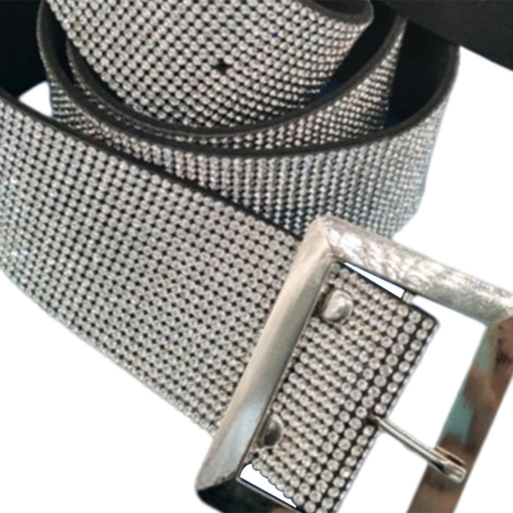 Rhinestone Beading Waist Chain Belt Jewelry Waistband Wedding Dress White