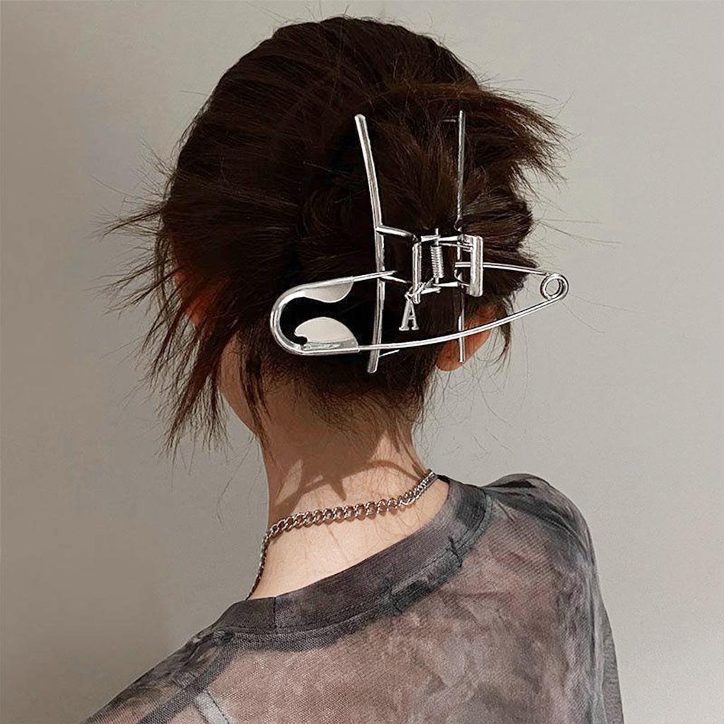 Women Large Metal Hair Claw Clip Casual Hair Clip Clamp Crab for Thick Hair