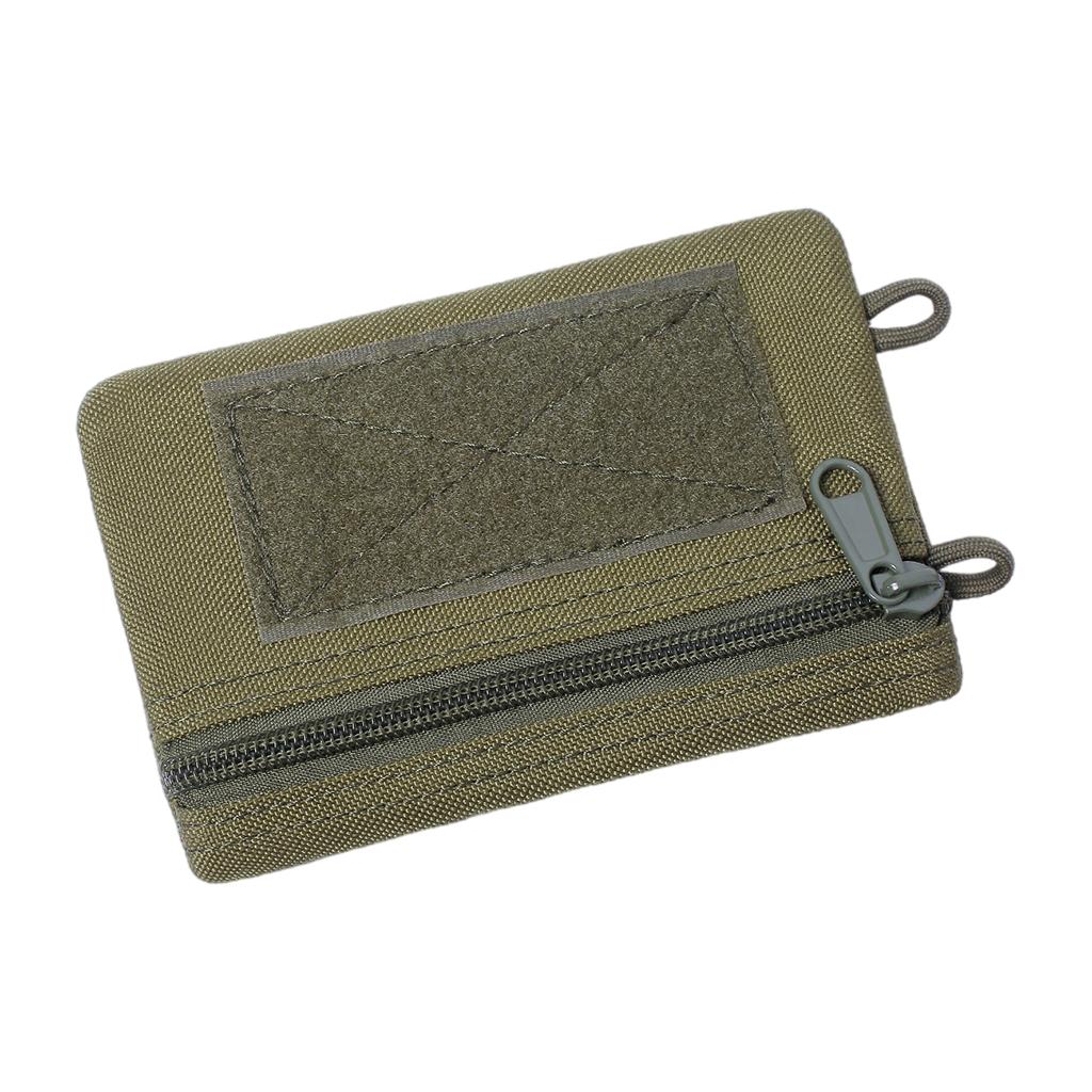 Outdoor Molle Pouch Wallet Waterproof Portable Travel Zipper Waist Bag Green