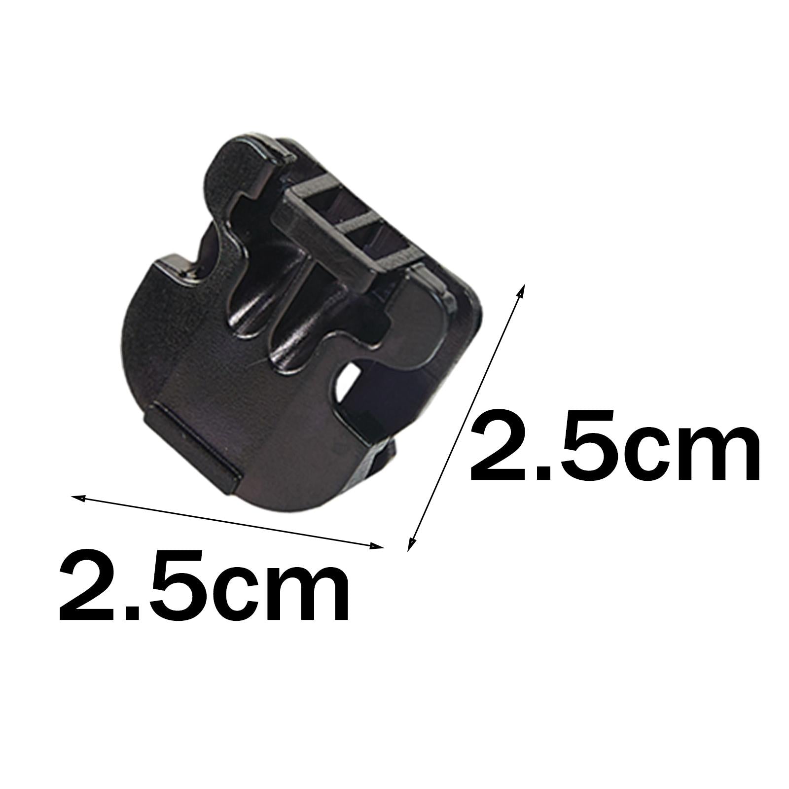 20pcs Quick Shoelace Lock Shoe Strings Cord Buckle Toggle Stopper Black