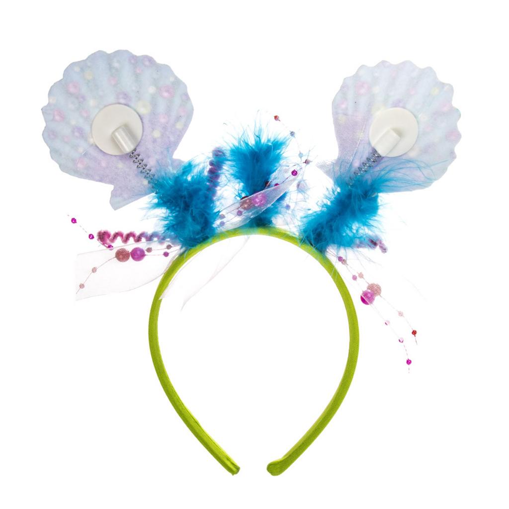 Hairband Hair Grips Seashell Halloween for Women Costume Party Accessory