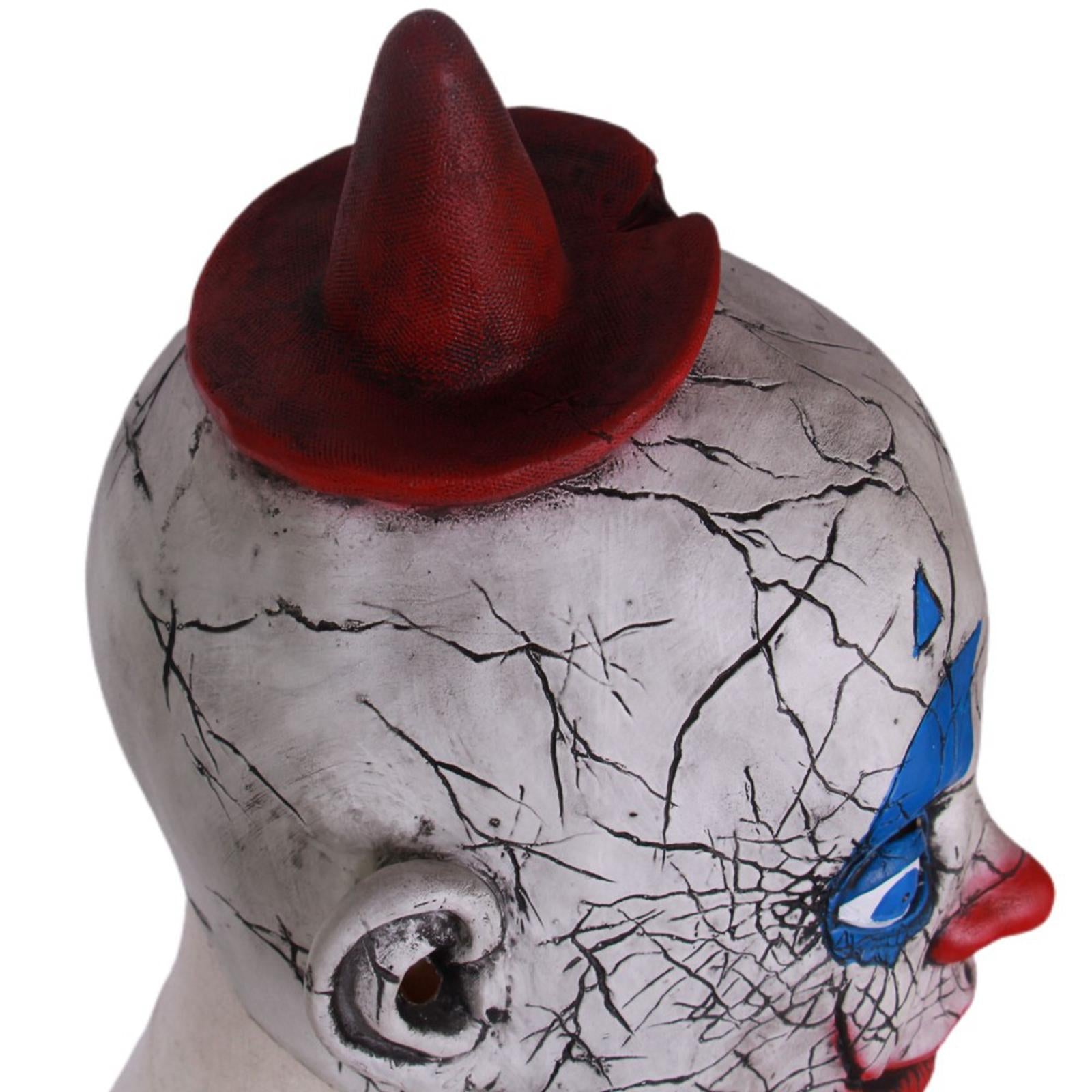 Creepy Clown Mask for Adults Helmet Helmet Joker Mask Party Costume Props