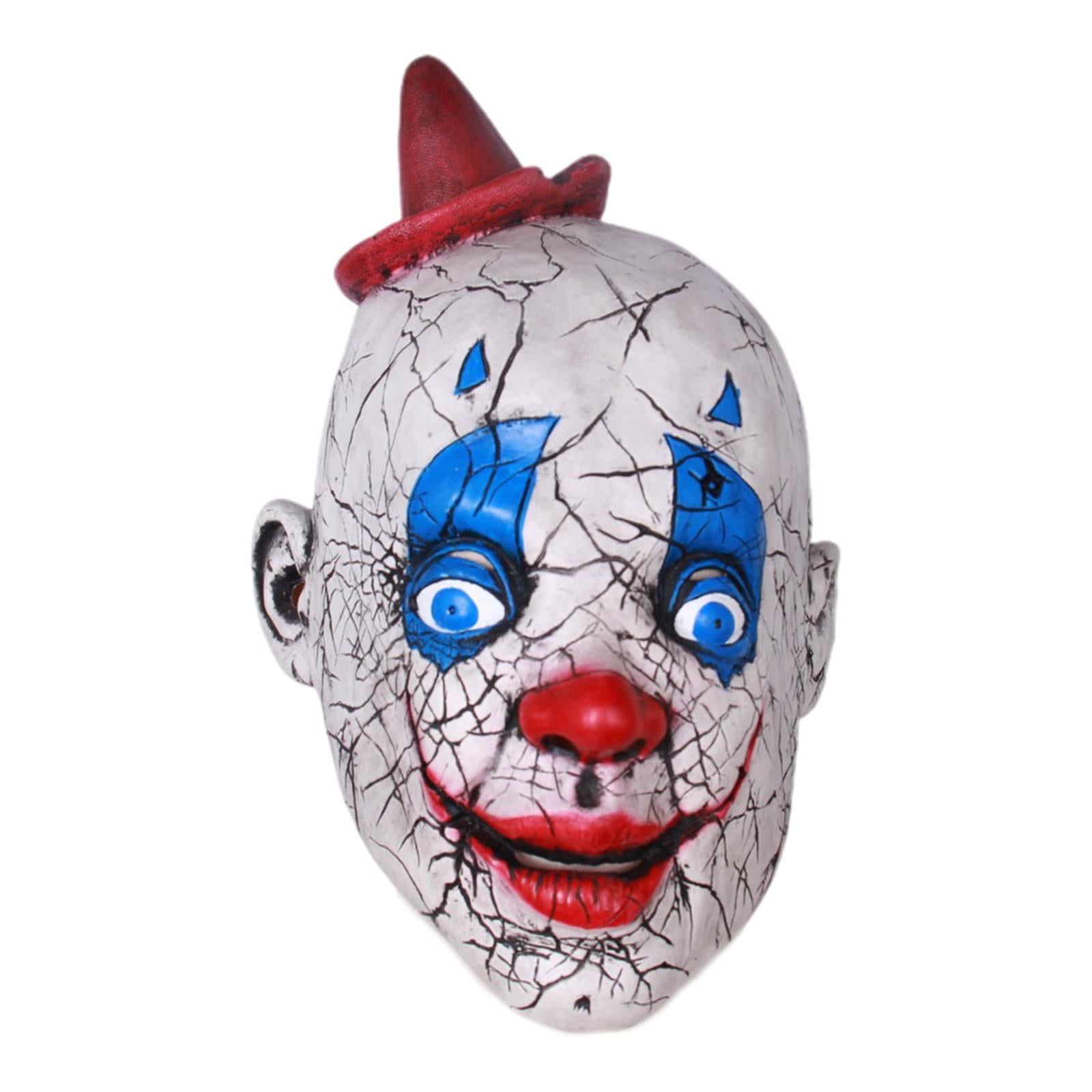 Creepy Clown Mask for Adults Helmet Helmet Joker Mask Party Costume Props