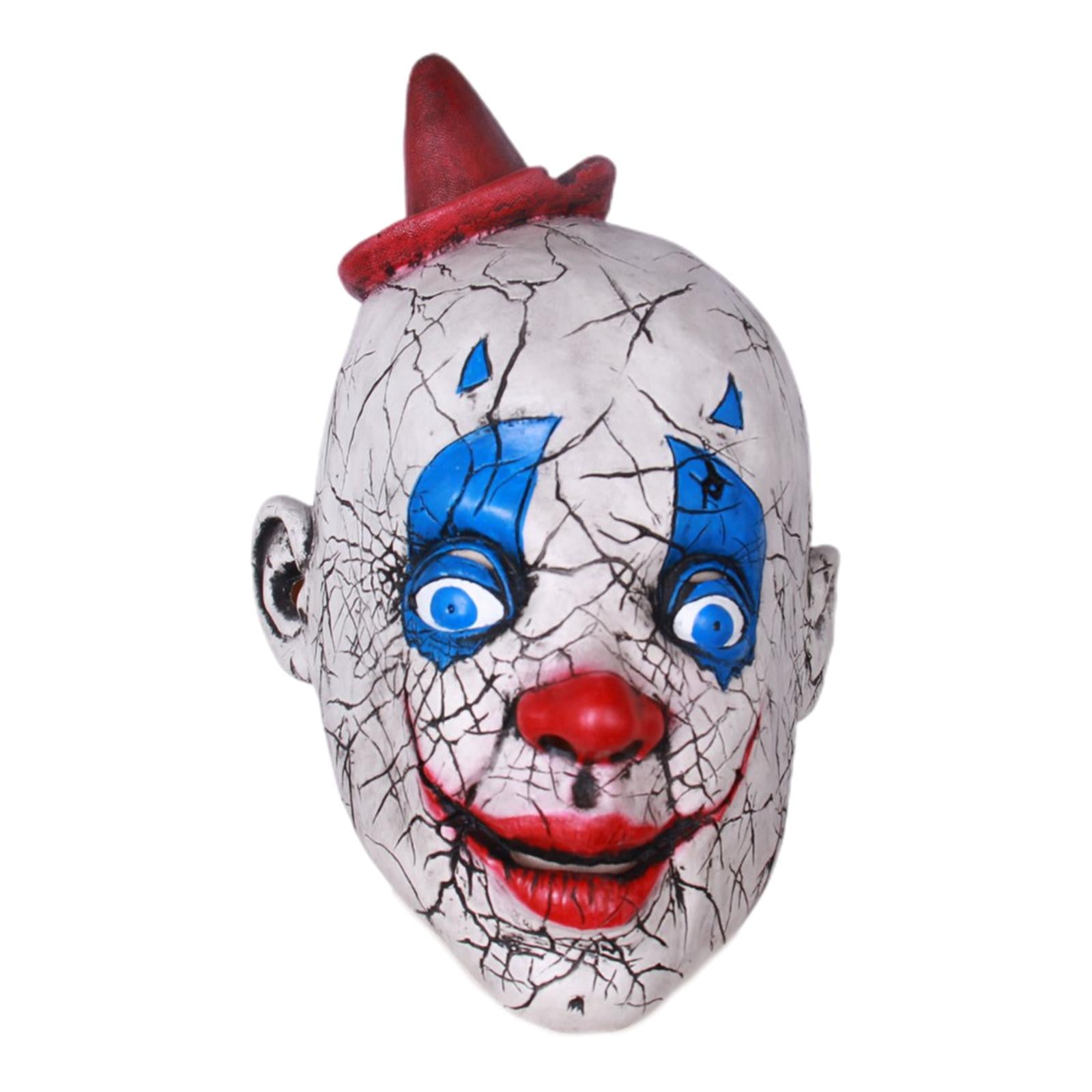 Creepy Clown Mask for Adults Helmet Helmet Joker Mask Party Costume Props