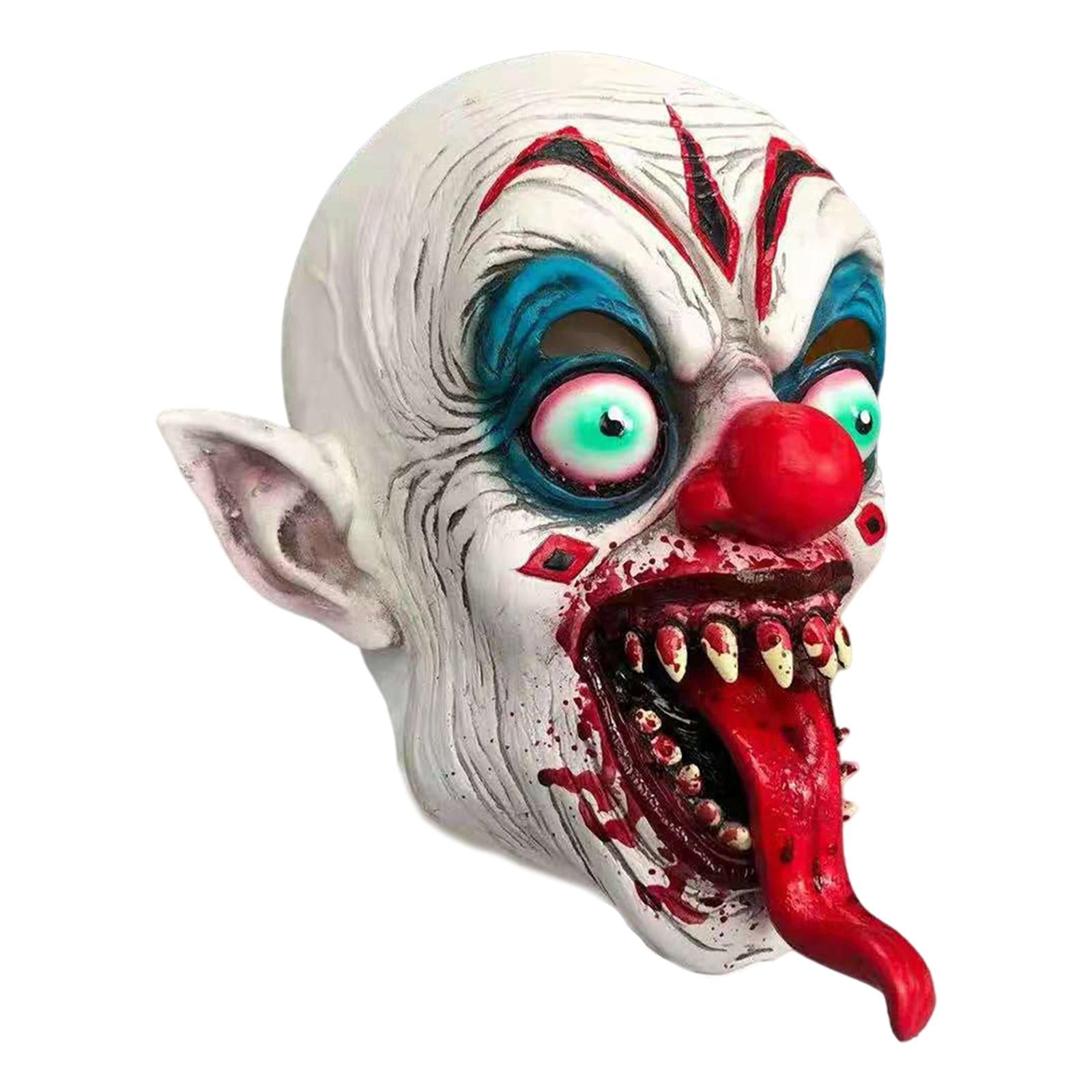 Horror Latex Mask Costume Scary for Halloween Theatrical Performances Men