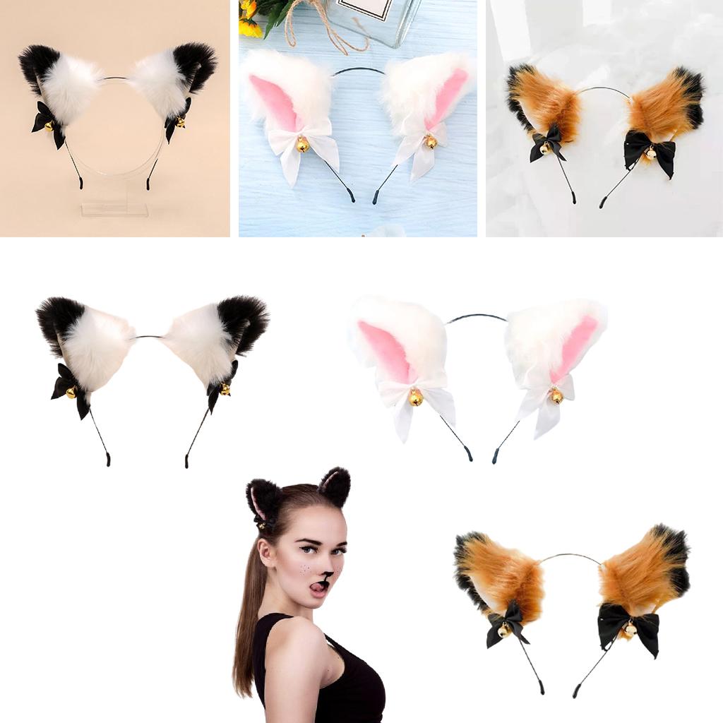 Cat Ears Headband Kawaii Hair Hoop for Costume Accessories Women Style 1