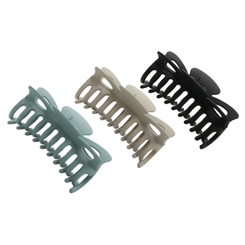 Women Half Claw Hair Clip Large Hair Jaw Paw Hair Accessories Black