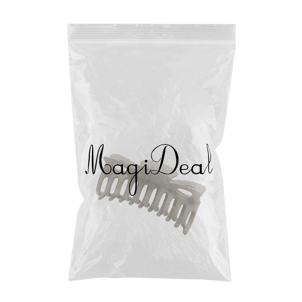 Women Half Claw Hair Clip Large Hair Jaw Paw Hair Accessories Gray