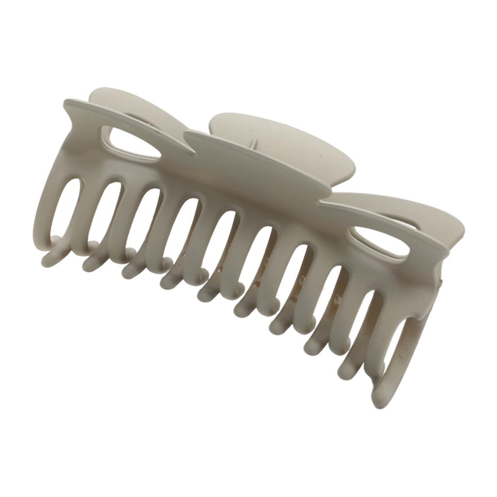 Women Half Claw Hair Clip Large Hair Jaw Paw Hair Accessories Gray