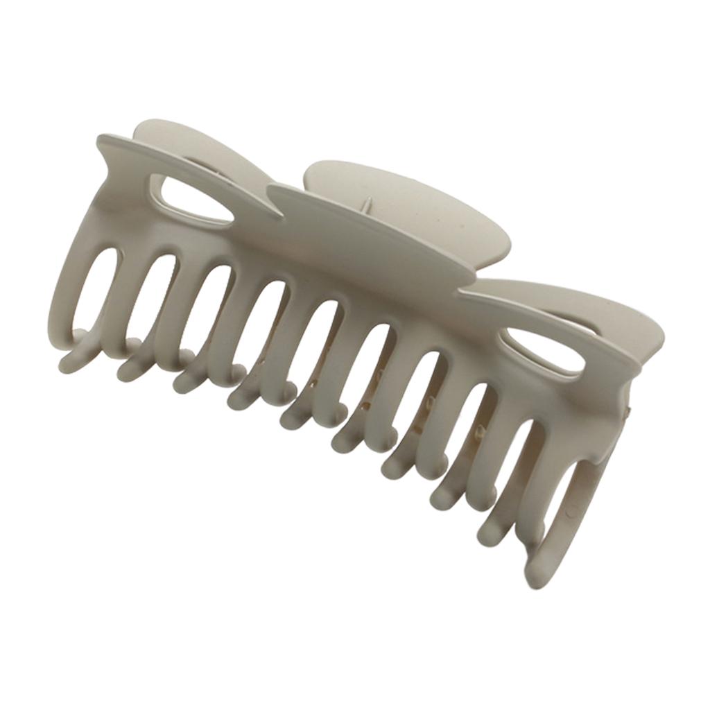Women Half Claw Hair Clip Large Hair Jaw Paw Hair Accessories Gray