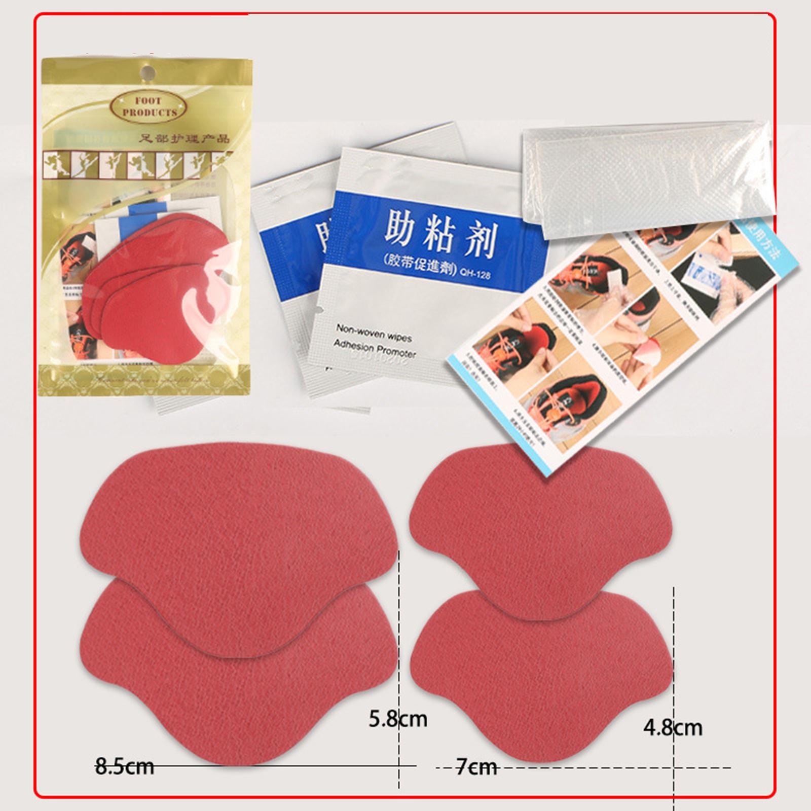 Shoe Heel Pad Insoles Heel Repair Heel Stick for Men & Women High Heels white