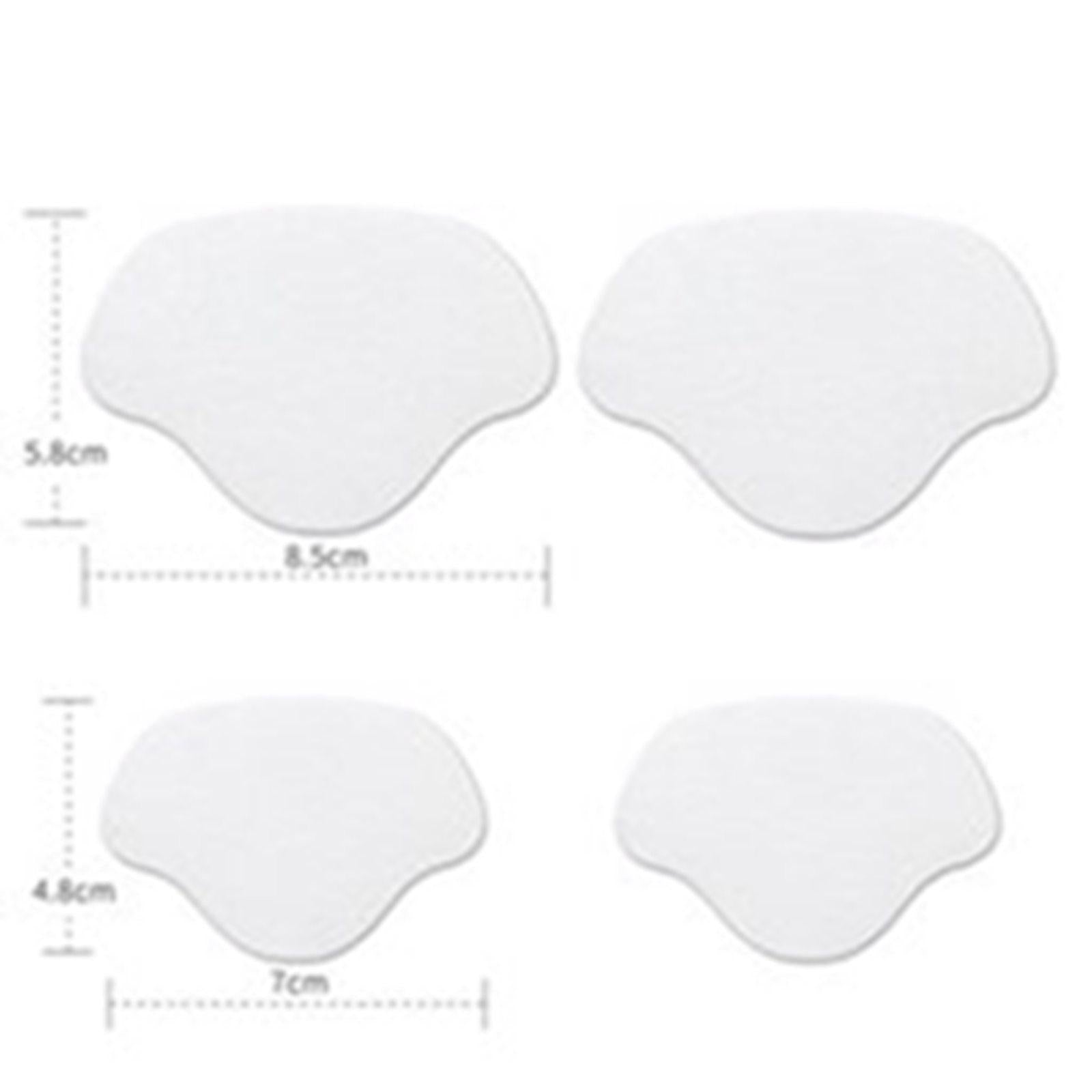 Shoe Heel Pad Insoles Heel Repair Heel Stick for Men & Women High Heels white