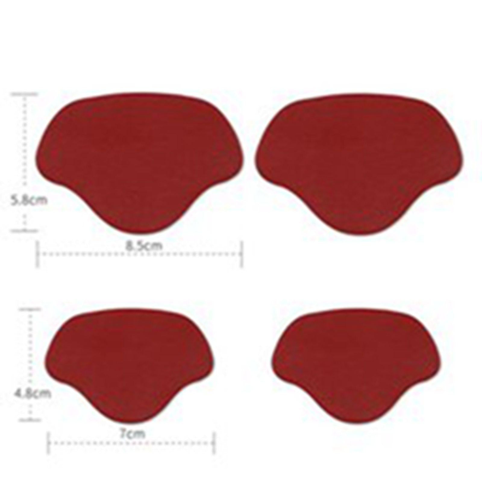 Shoe Heel Pad Insoles Heel Repair Heel Stick for Men & Women High Heels red