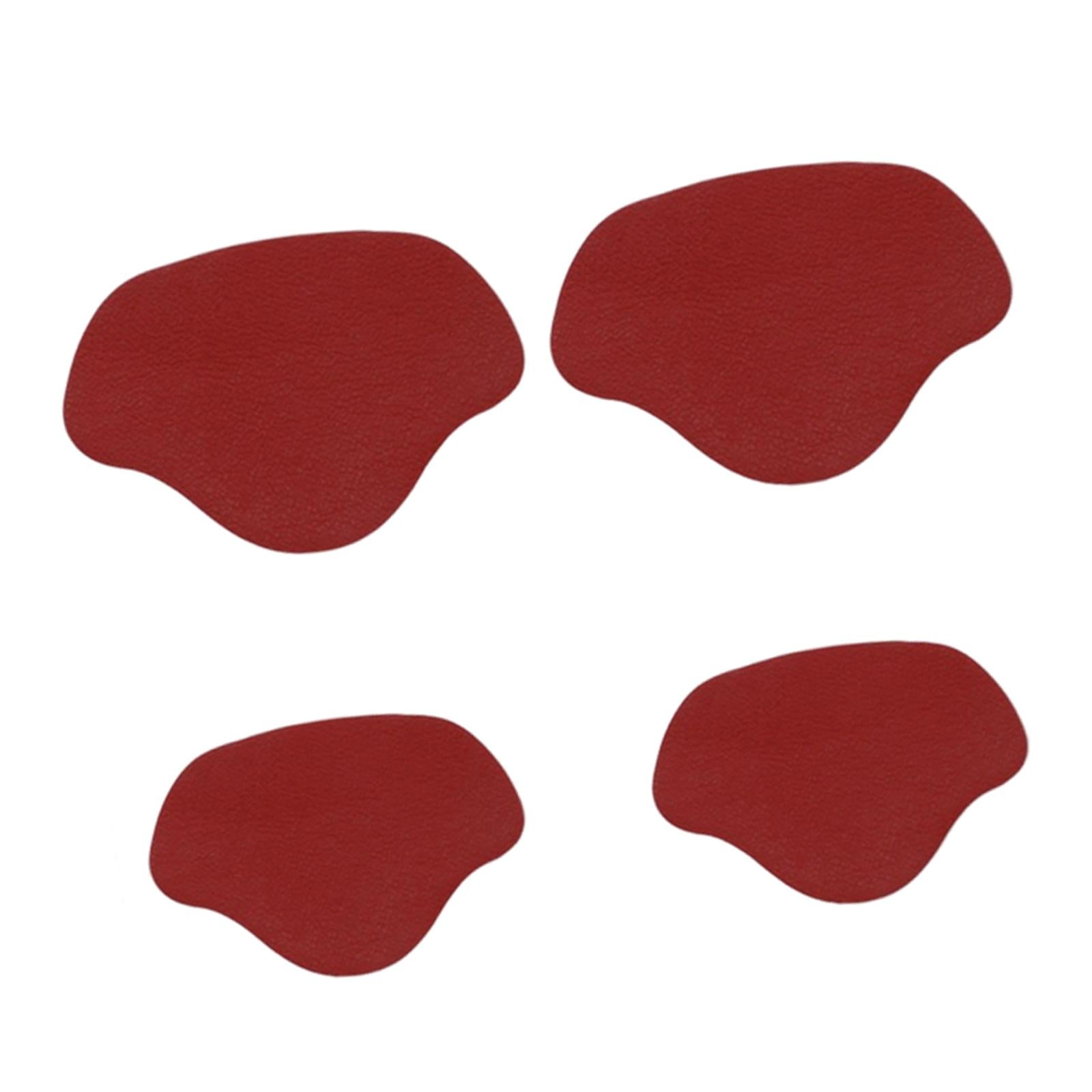 Shoe Heel Pad Insoles Heel Repair Heel Stick for Men & Women High Heels red
