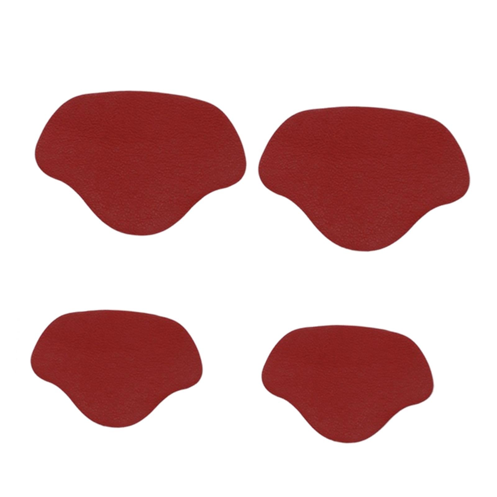 Shoe Heel Pad Insoles Heel Repair Heel Stick for Men & Women High Heels red