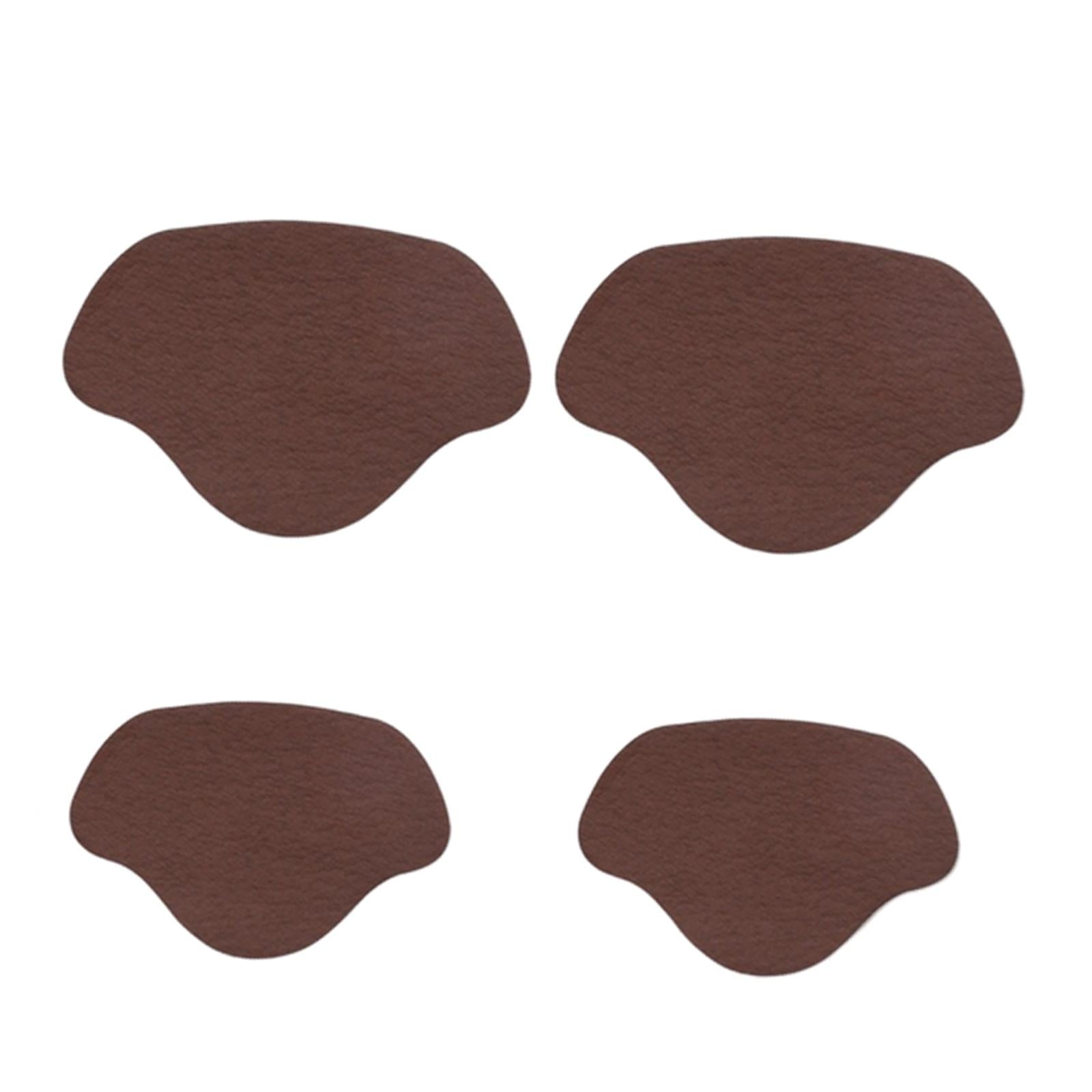 Shoe Heel Pad Insoles Heel Repair Heel Stick for Men & Women High Heels coffee