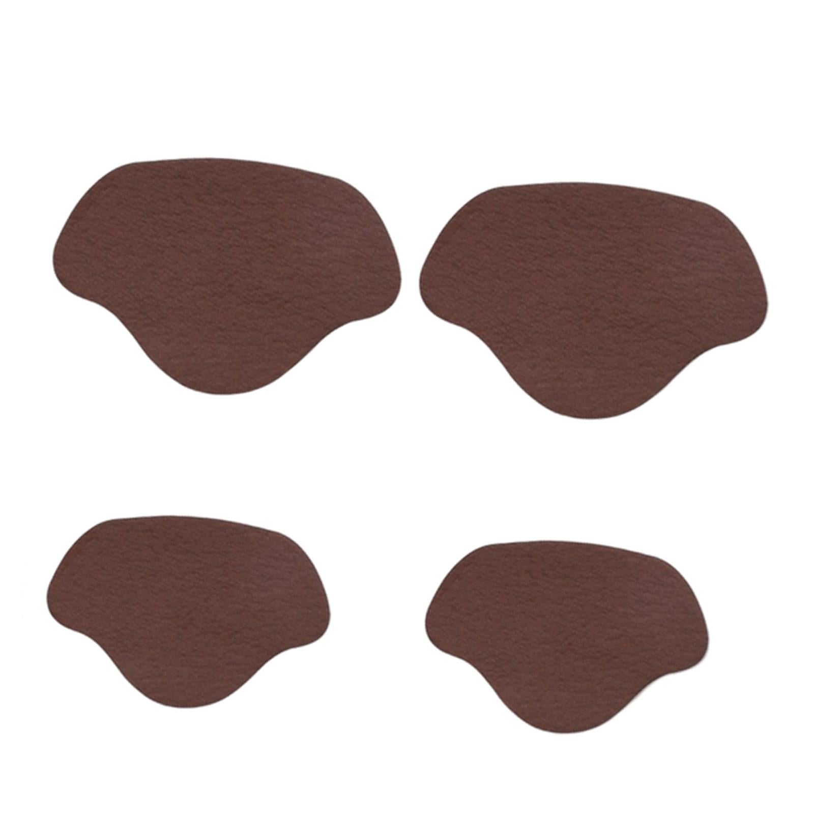 Shoe Heel Pad Insoles Heel Repair Heel Stick for Men & Women High Heels coffee