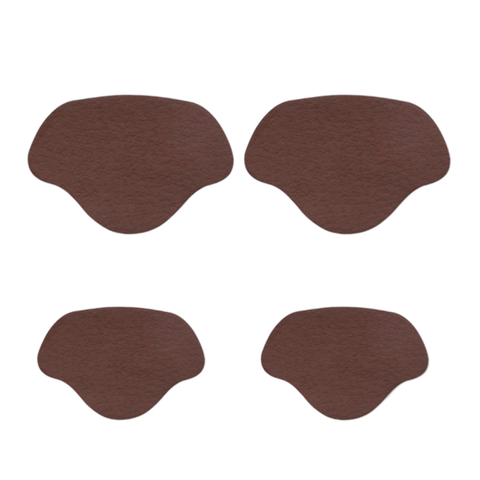 Shoe Heel Pad Insoles Heel Repair Heel Stick for Men & Women High Heels coffee
