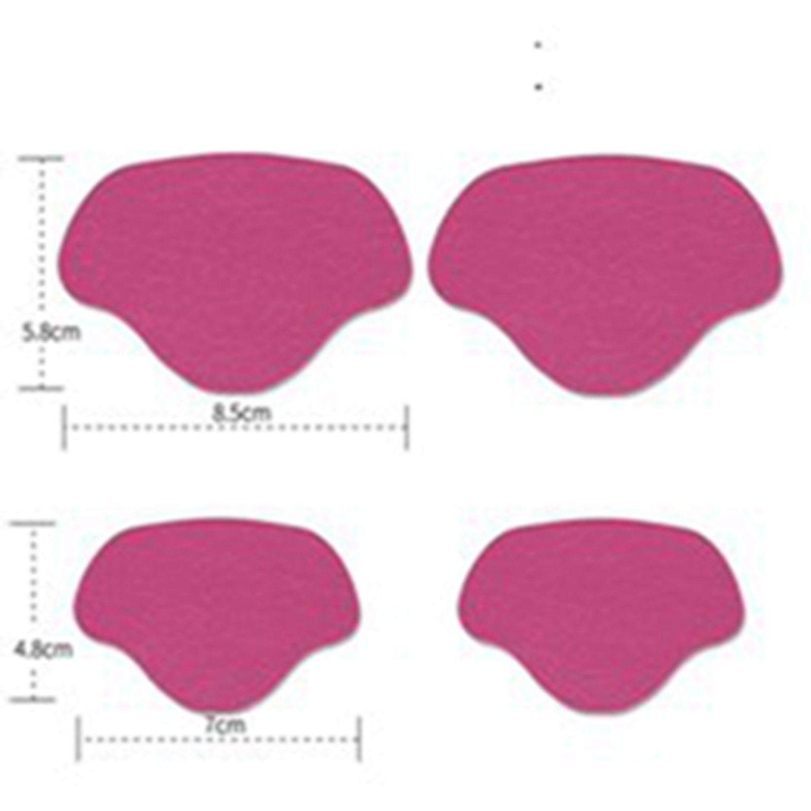 Shoe Heel Pad Insoles Heel Repair Heel Stick for Men & Women High Heels rose red
