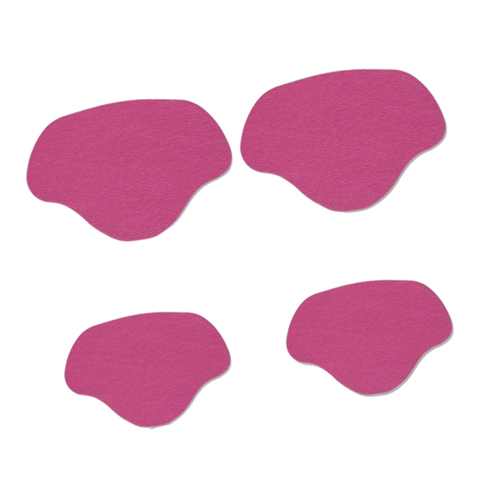 Shoe Heel Pad Insoles Heel Repair Heel Stick for Men & Women High Heels rose red