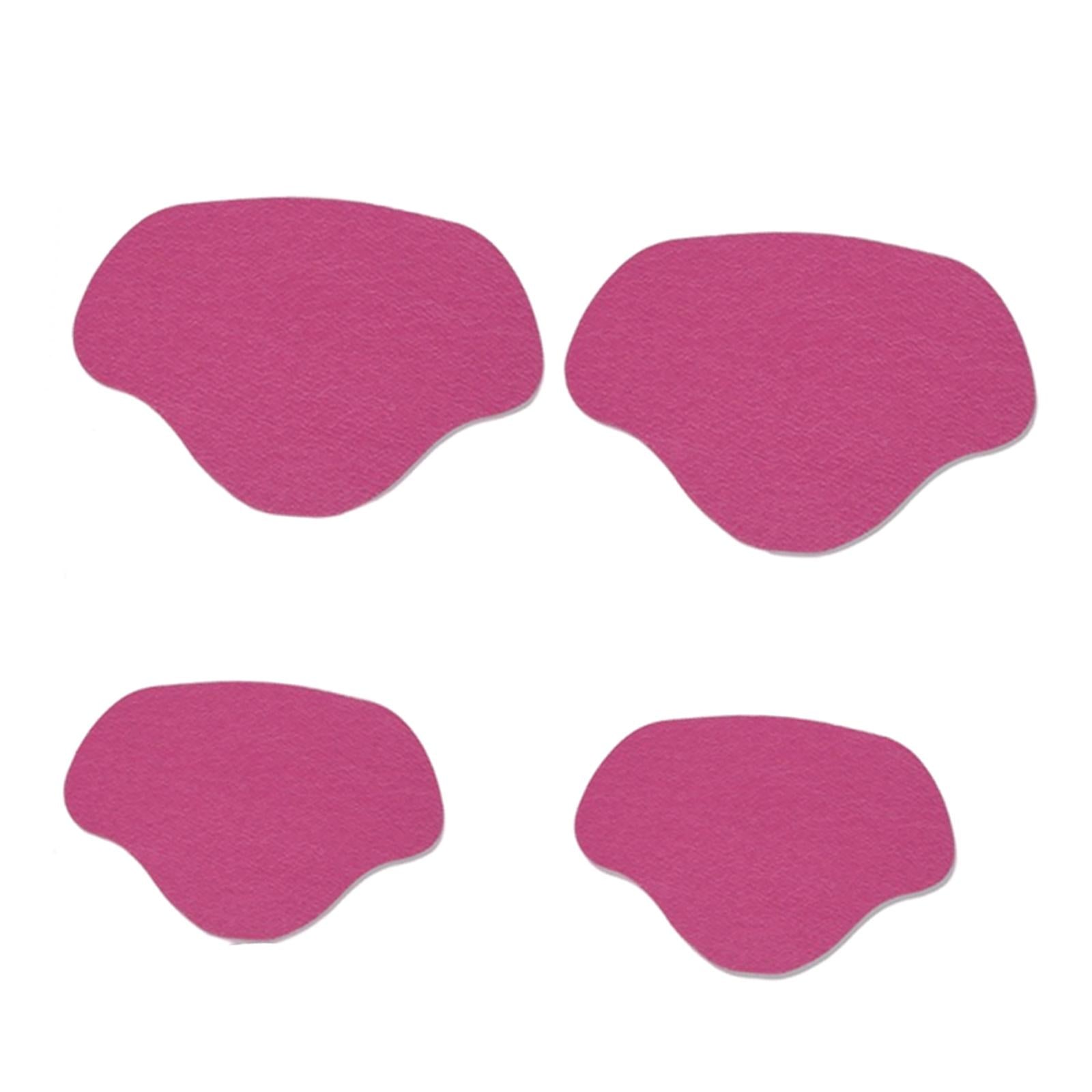 Shoe Heel Pad Insoles Heel Repair Heel Stick for Men & Women High Heels rose red